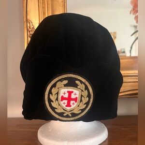 MEDIEVAL/RENAISSANCE KNIGHTS OF MALTA MALTESE MUFFIN CAP